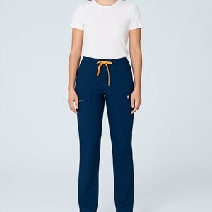 FIGS Yola Elastic Waistband Skinny Scrub Pants